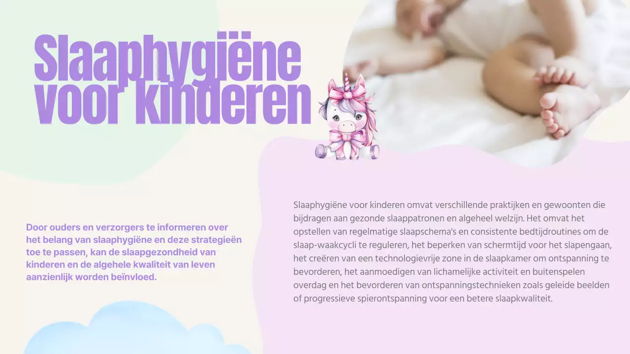 Pastel Roze Blauw Geel Groen Schattig Speels Kinderslaapboek