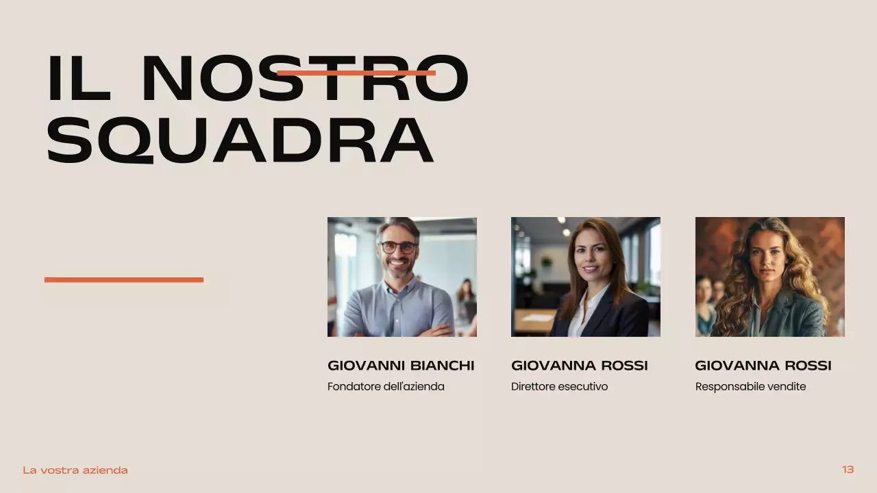 Nero Arancione Beige Moderno Minimale Introduzione Immobiliare