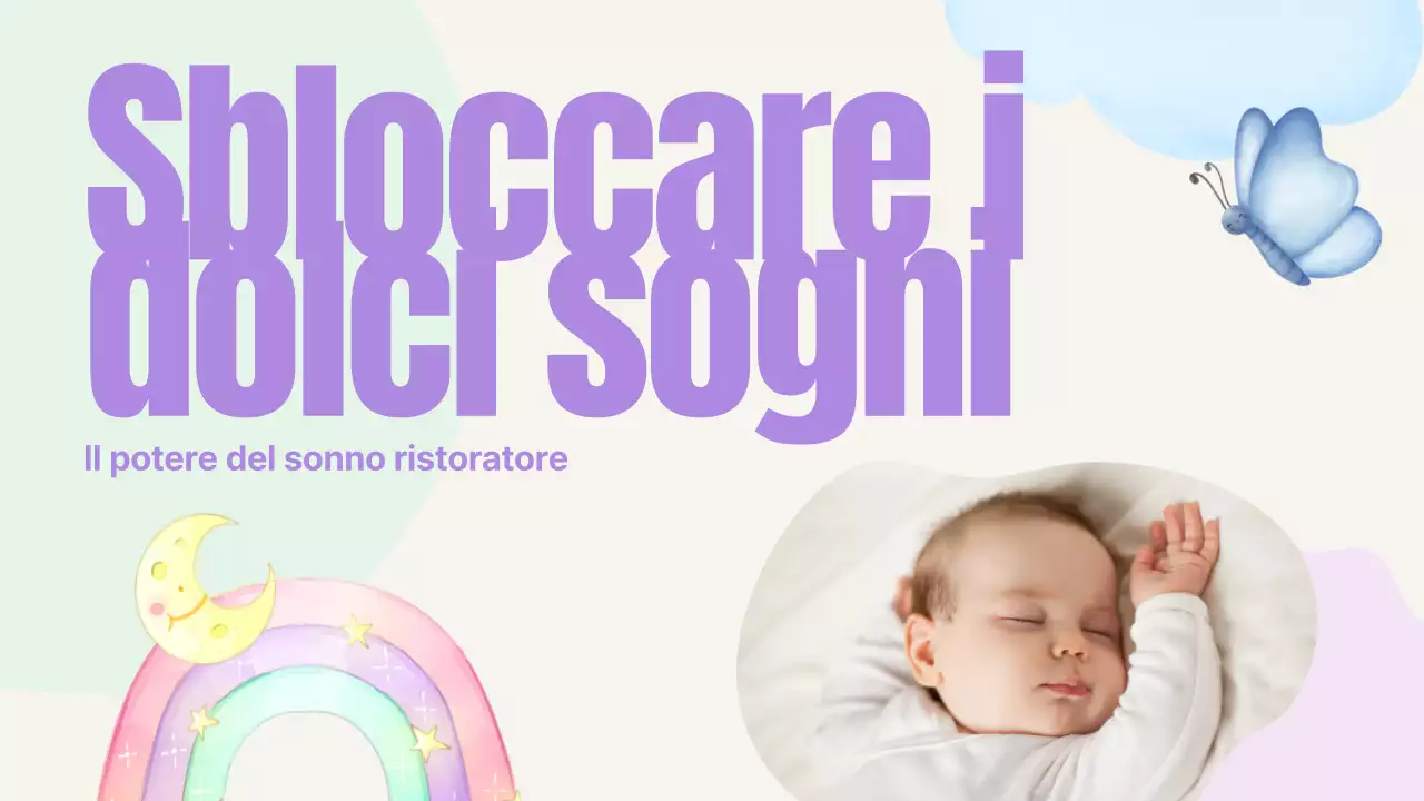 Rosa pastello Blu Giallo Verde Carino giocoso Guida alla nanna per bambini