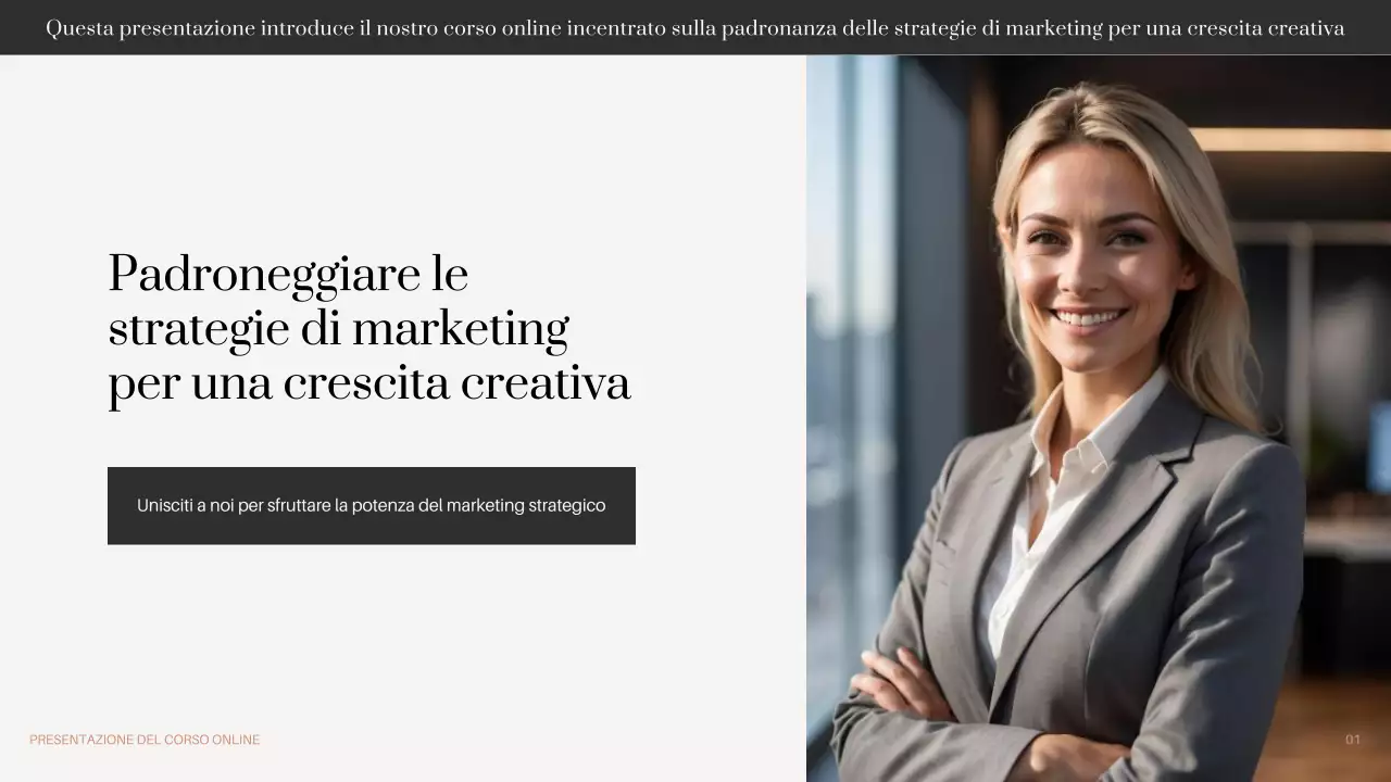 Nero Marrone Beige Minima Promozione del corso online