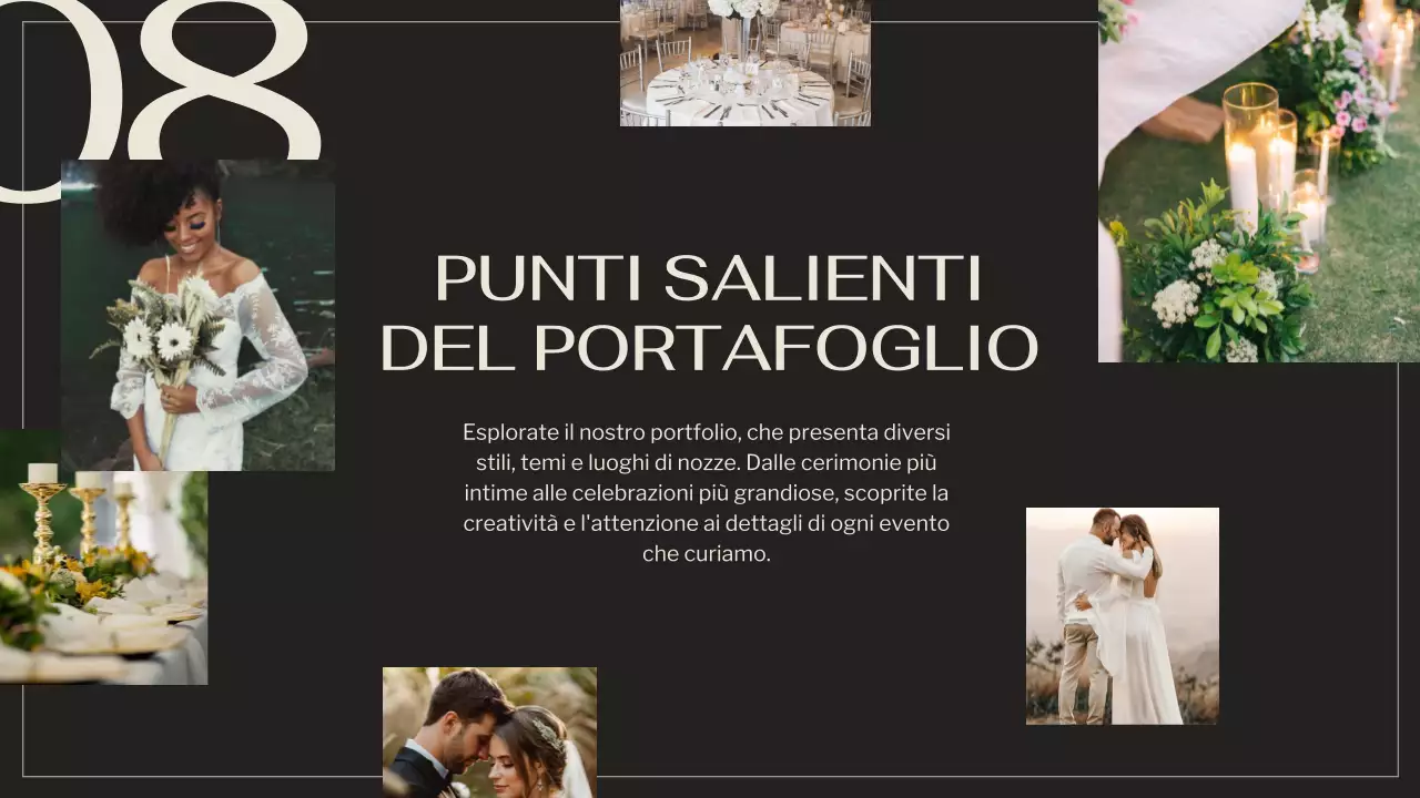 Nero Marrone Elegante Promozione Agenzia Matrimoniale