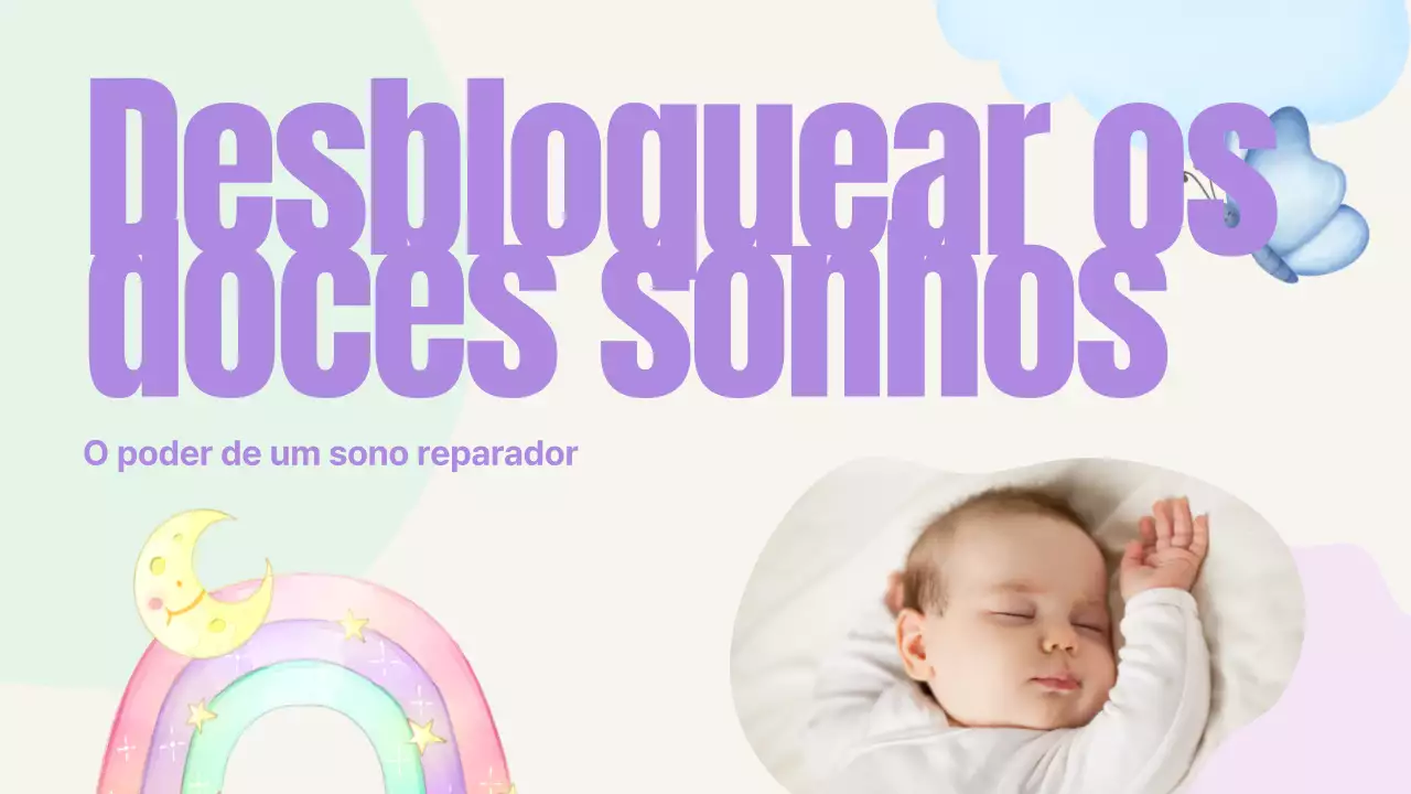 Rosa pastel Azul Amarelo Verde Fofo Brincalhão Guia para dormir das crianças