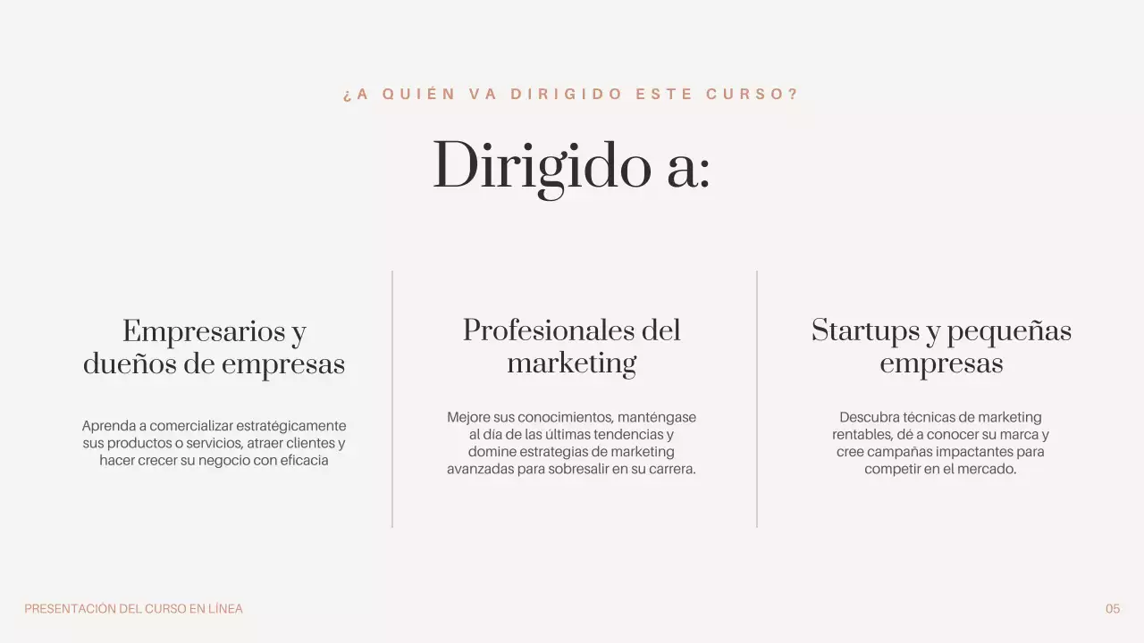 Negro Marrón Beige Mínimo Promoción de cursos en línea