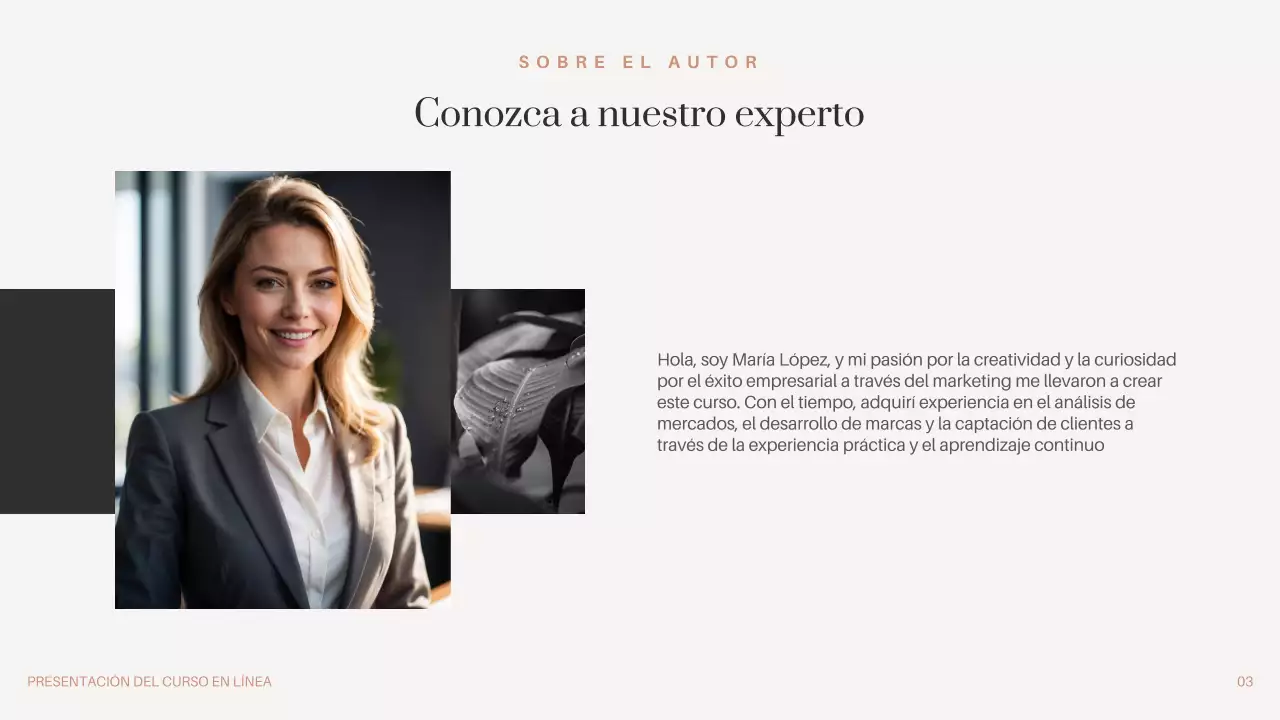 Negro Marrón Beige Mínimo Promoción de cursos en línea