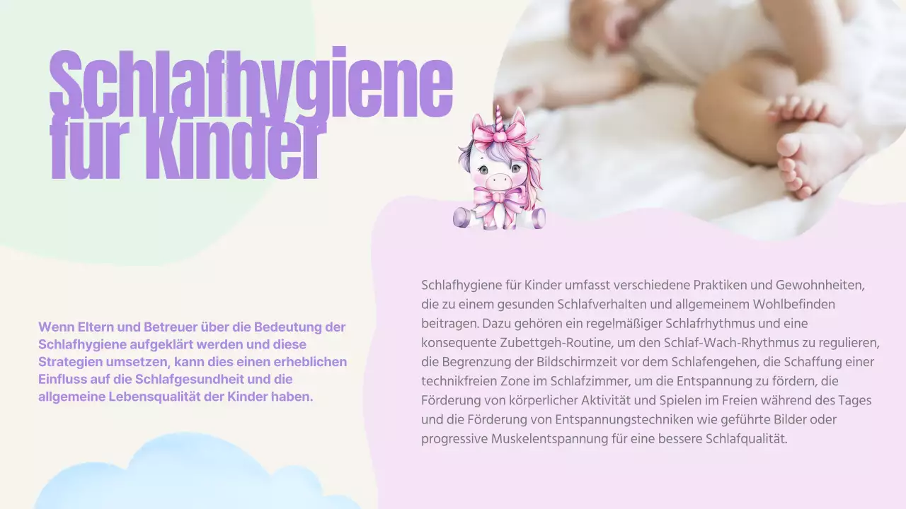 Pastellrosa Blau Gelb Grün Niedlich Verspielt Kinder Schlafhilfe