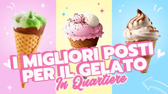 Rosa Blu Giallo Giornata del gelato/individuo, promozione piccola impresa