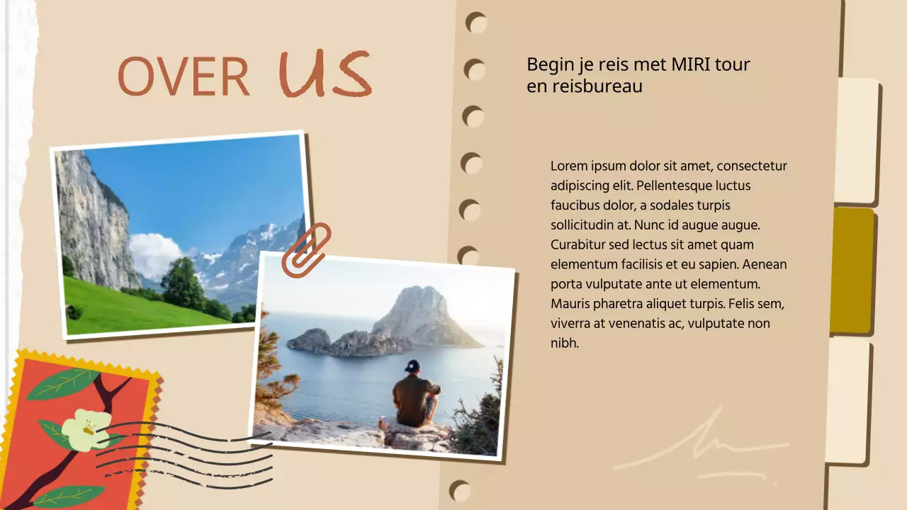 Introductie van Beige and Brown Vintage Tour and Travel Company