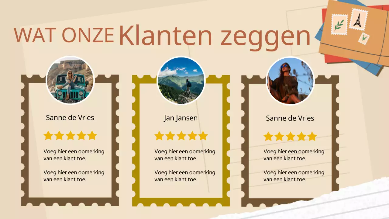 Introductie van Beige and Brown Vintage Tour and Travel Company