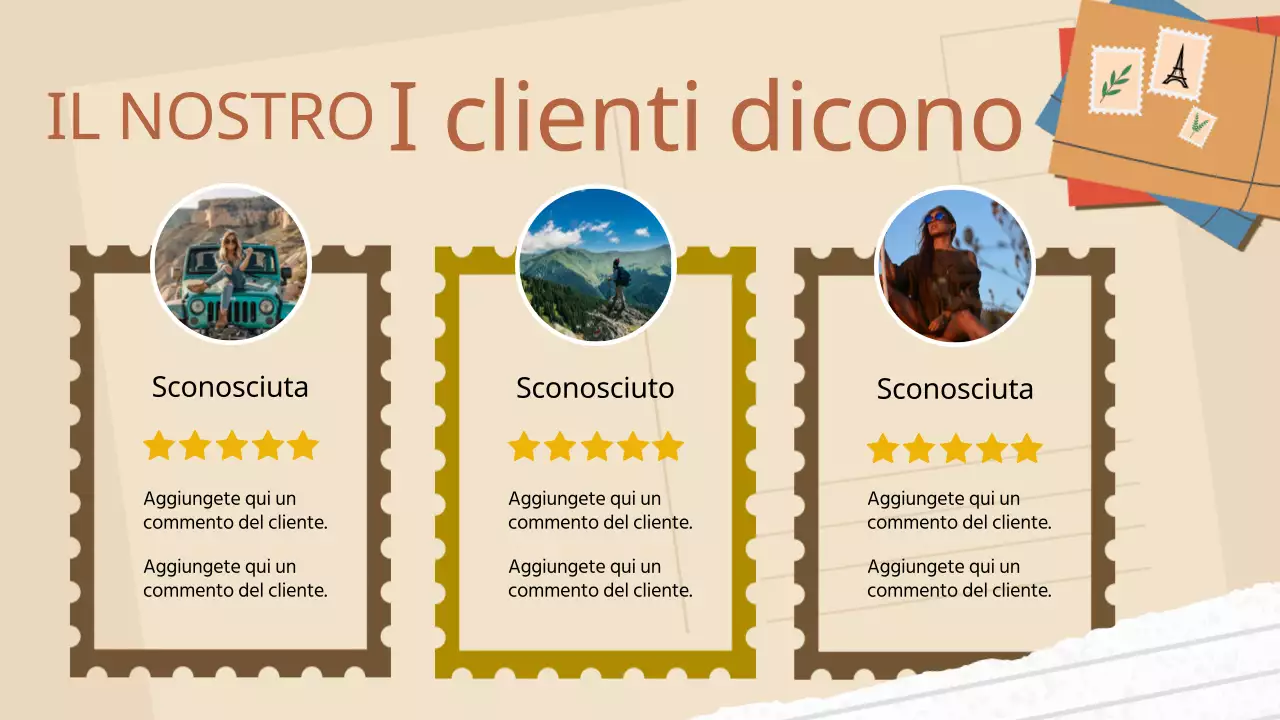 Introduzione della compagnia di viaggi e tour d'epoca Beige and Brown