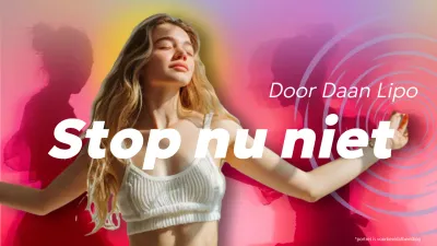 Hete roze en gele flitsende dansvideo