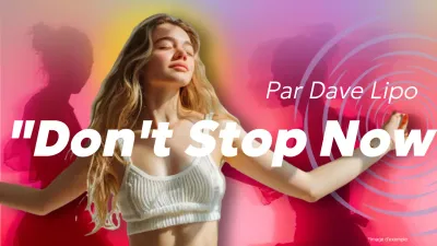 Vidéo sur la danse flashy rose et jaune