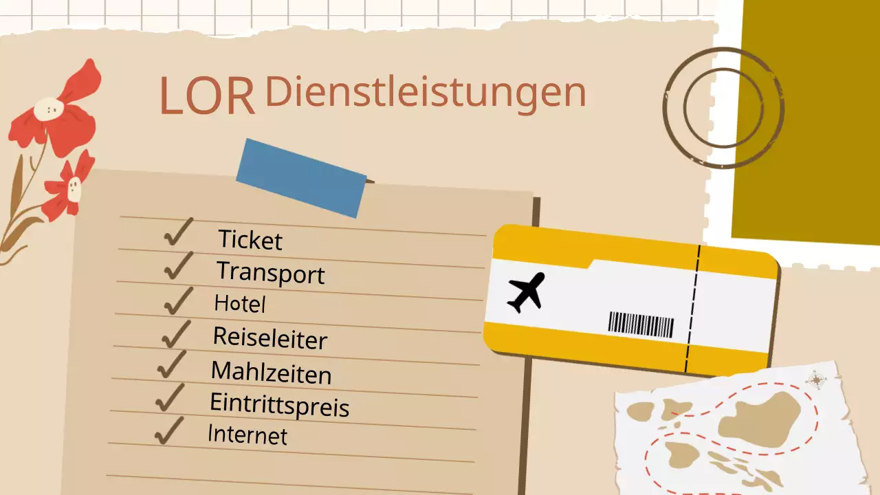 Beige and Brown Vintage Tour and Travel Company's Einführung