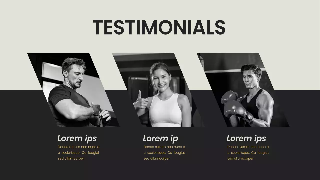 Gelb Schwarz minimal fett Fitness und Gym Unternehmen Einführung