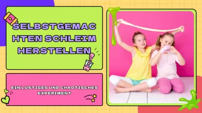 Rosa grün lila fett minimal Schleim DIY Haupttitel