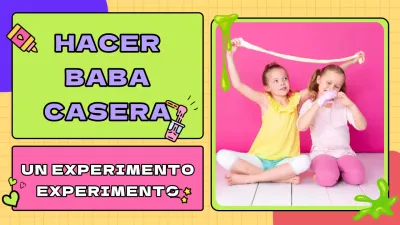 Pink green purple bold minimal slime DIY main title