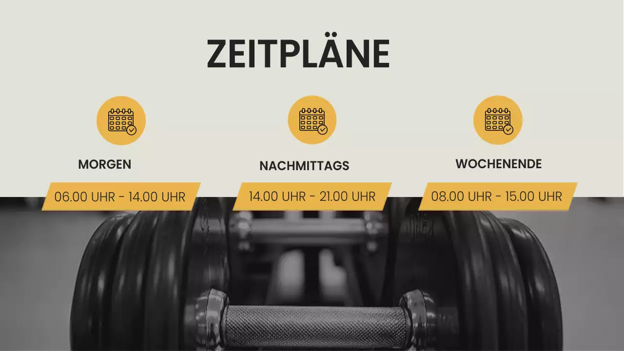 Gelb Schwarz minimal fett Fitness und Gym Unternehmen Einführung