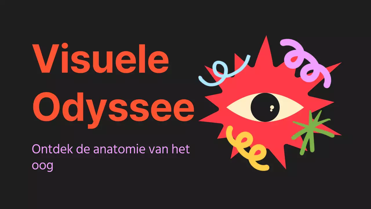 Zwart Oranje Flashy Eyes Voorleesmateriaal