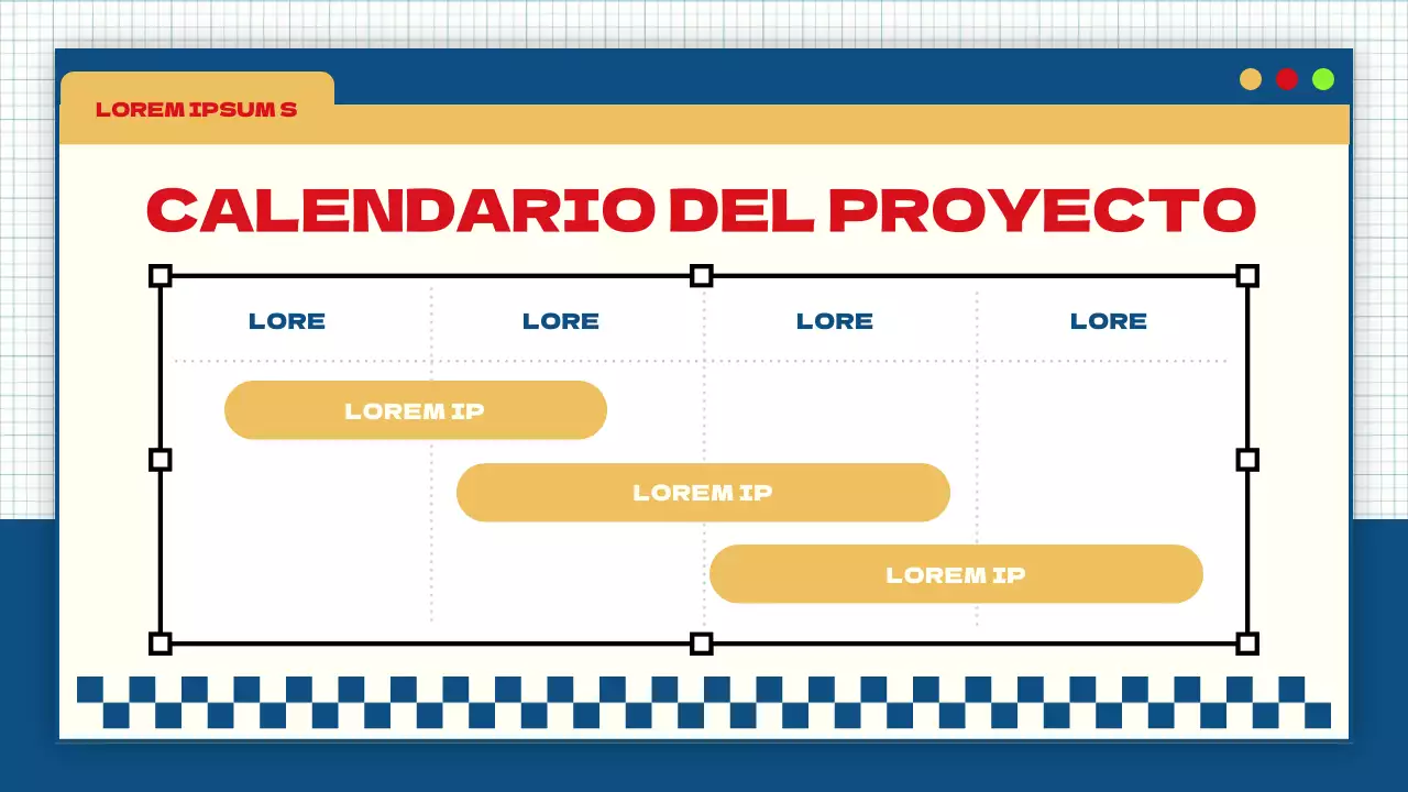 azul amarillo moderno llamativo proyecto de grupo material de clase