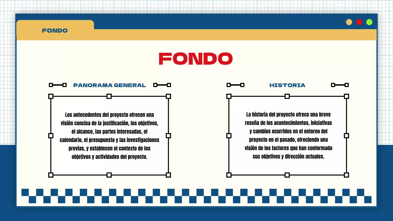 azul amarillo moderno llamativo proyecto de grupo material de clase