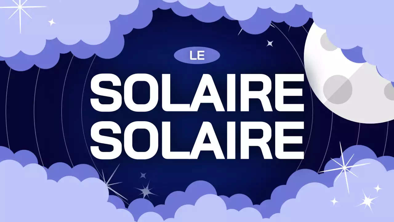 Indigo Lilas Matériel de cours sur le système solaire simple