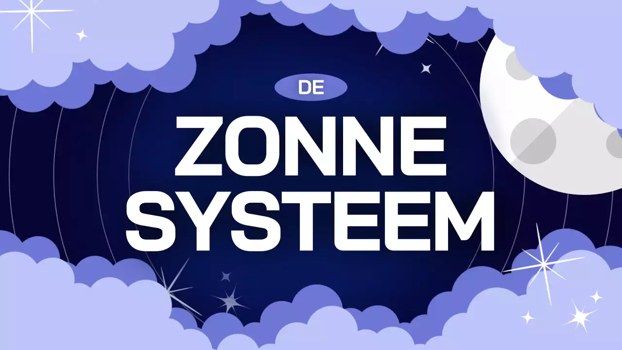 Indigo Lilac eenvoudig lesmateriaal over het zonnestelsel