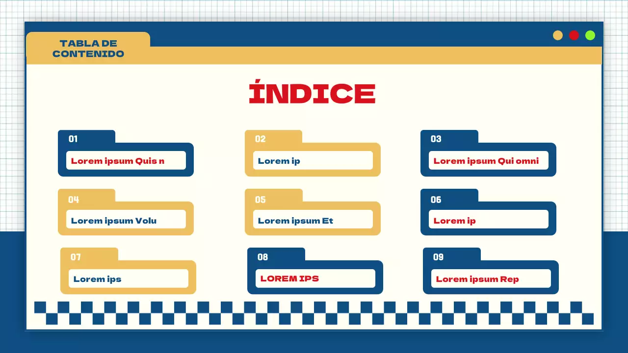 azul amarillo moderno llamativo proyecto de grupo material de clase