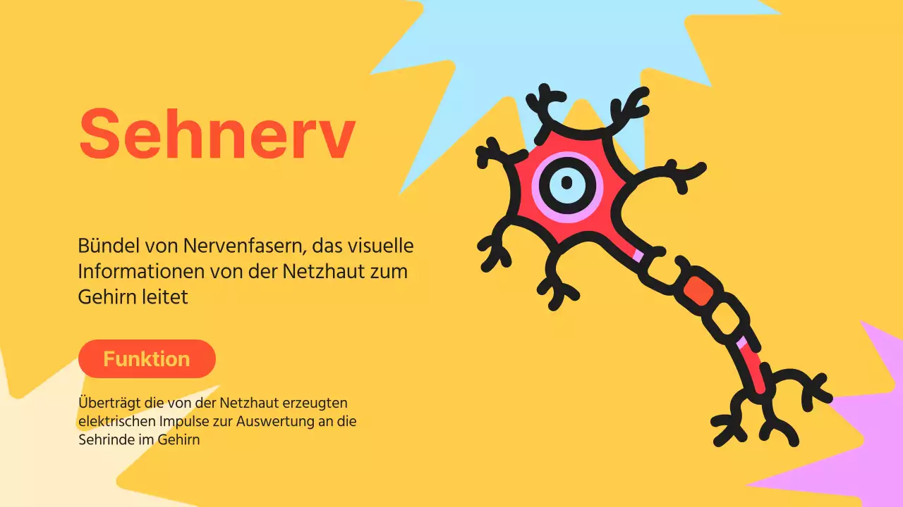 Schwarz Orange Flashy Eyes Vortragsmaterial