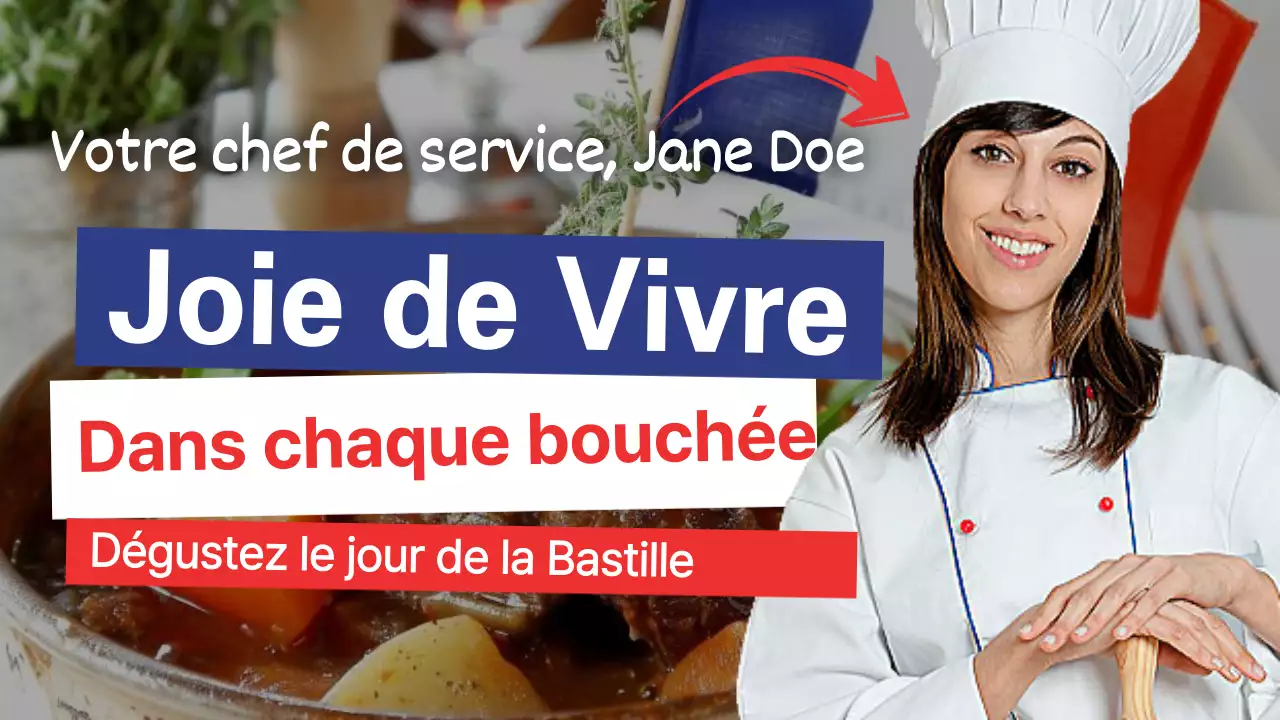 Recettes rouges, bleues et audacieuses pour le jour de la Bastille