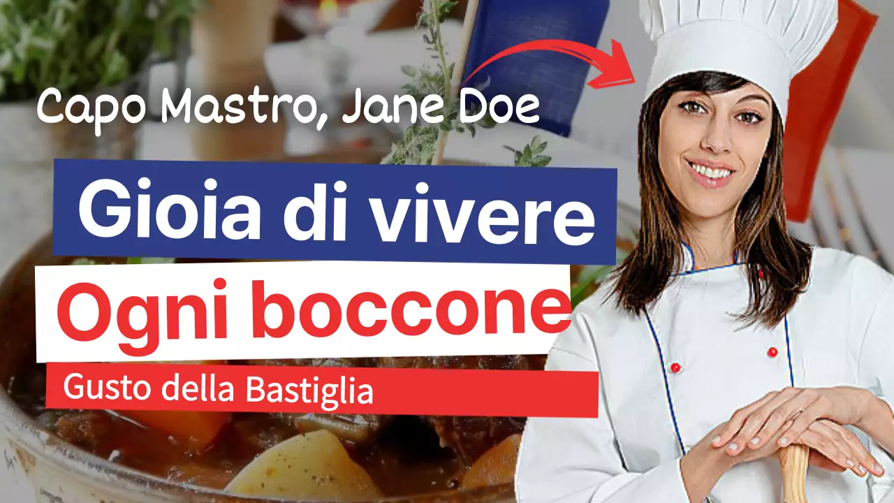 Ricette per la Festa della Bastiglia in rosso blu e in grassetto