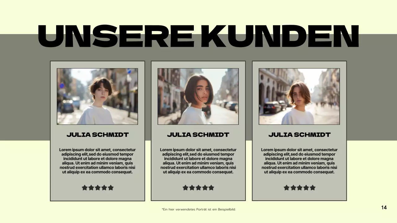 Grün Grau Modern Marke Vorschlag Präsentation