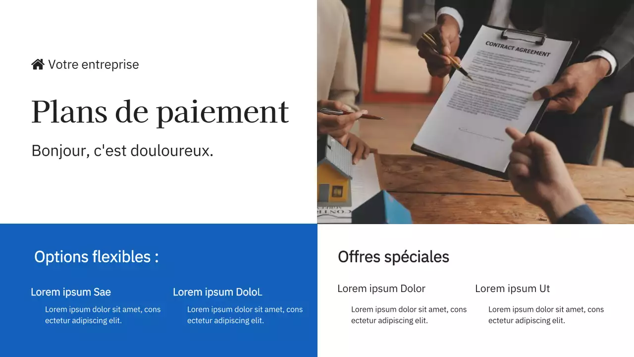 Bleu et jaune : l'introduction de la marque immobilière de la société Elegant