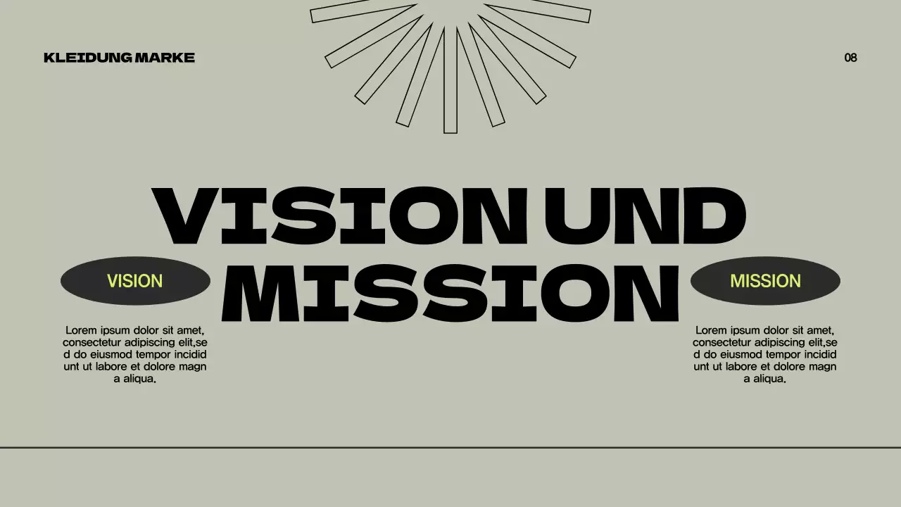 Grün Grau Modern Marke Vorschlag Präsentation