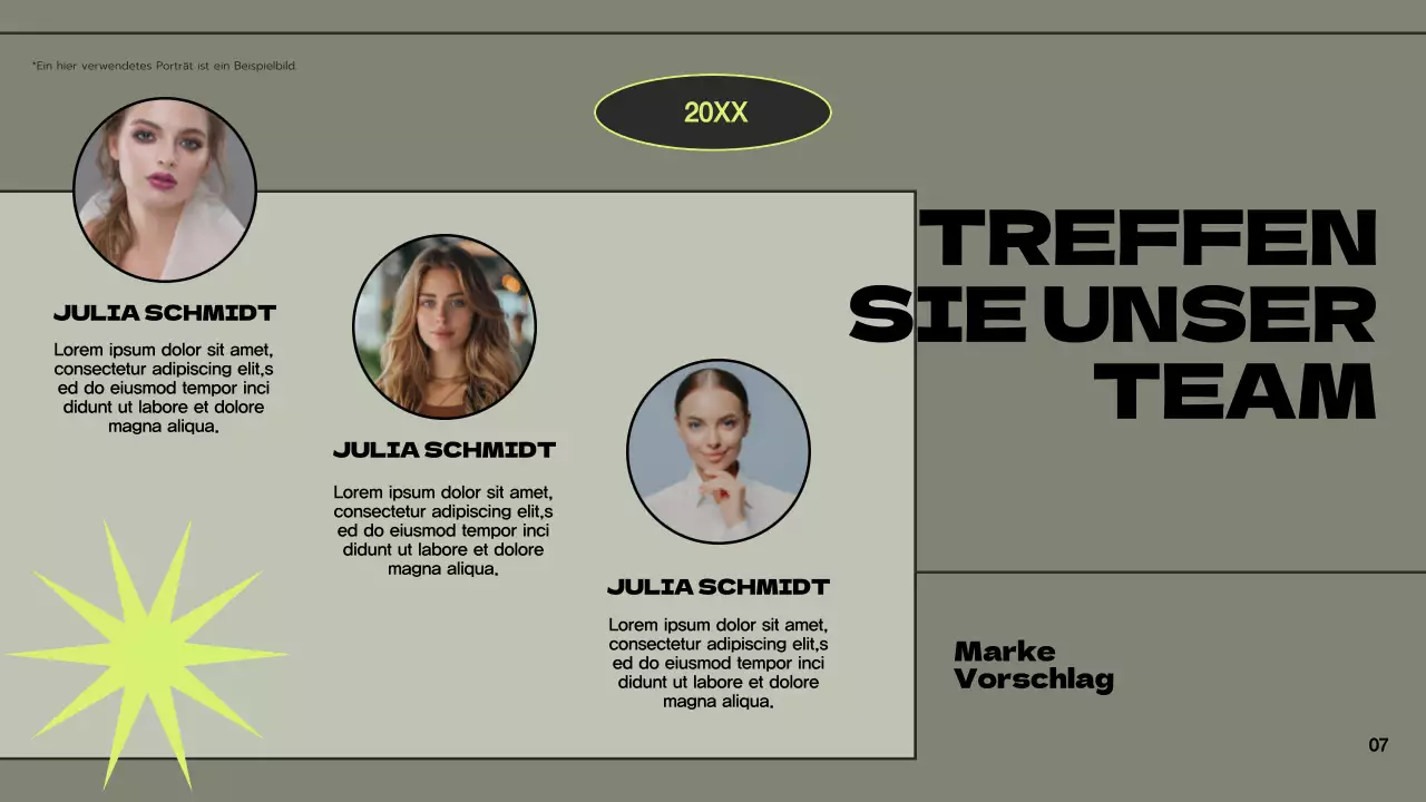 Grün Grau Modern Marke Vorschlag Präsentation