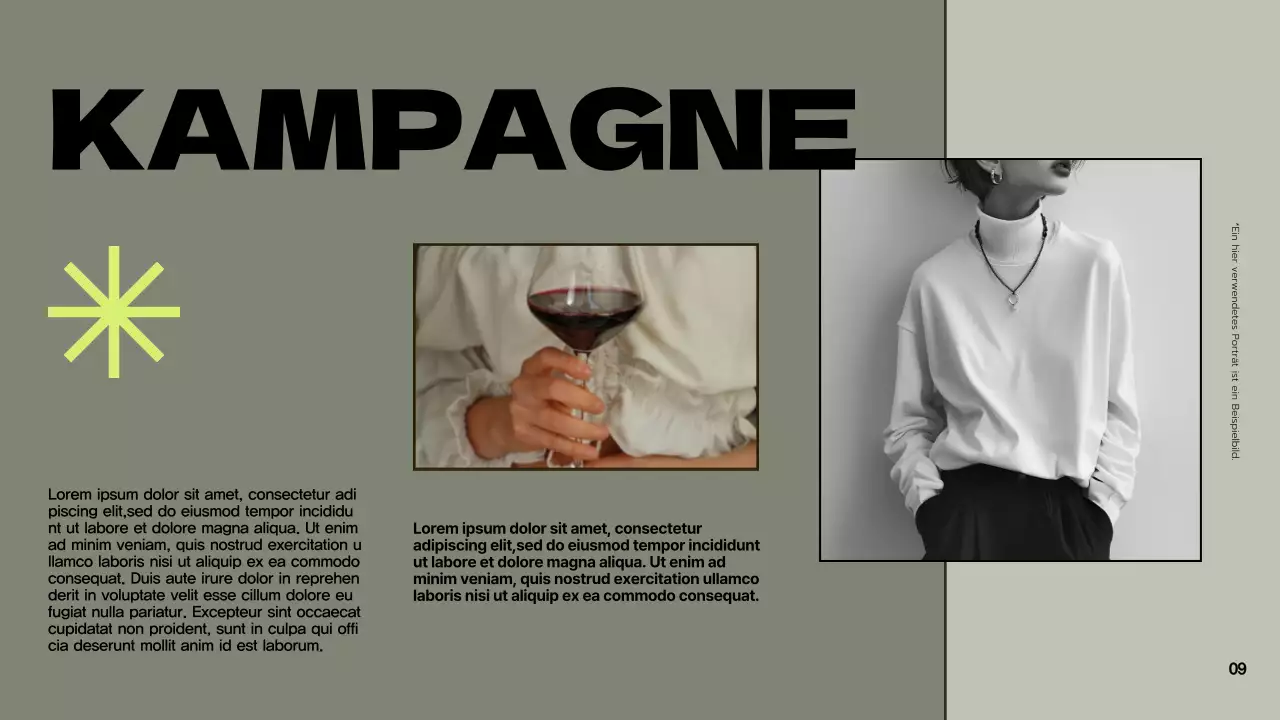 Grün Grau Modern Marke Vorschlag Präsentation