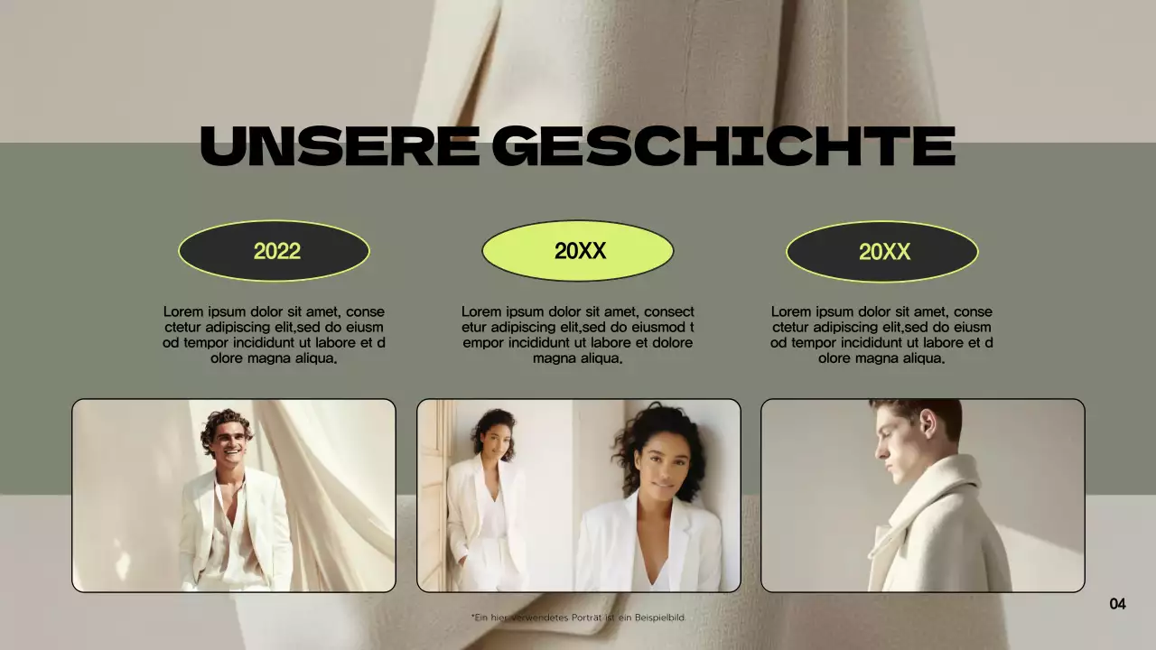 Grün Grau Modern Marke Vorschlag Präsentation