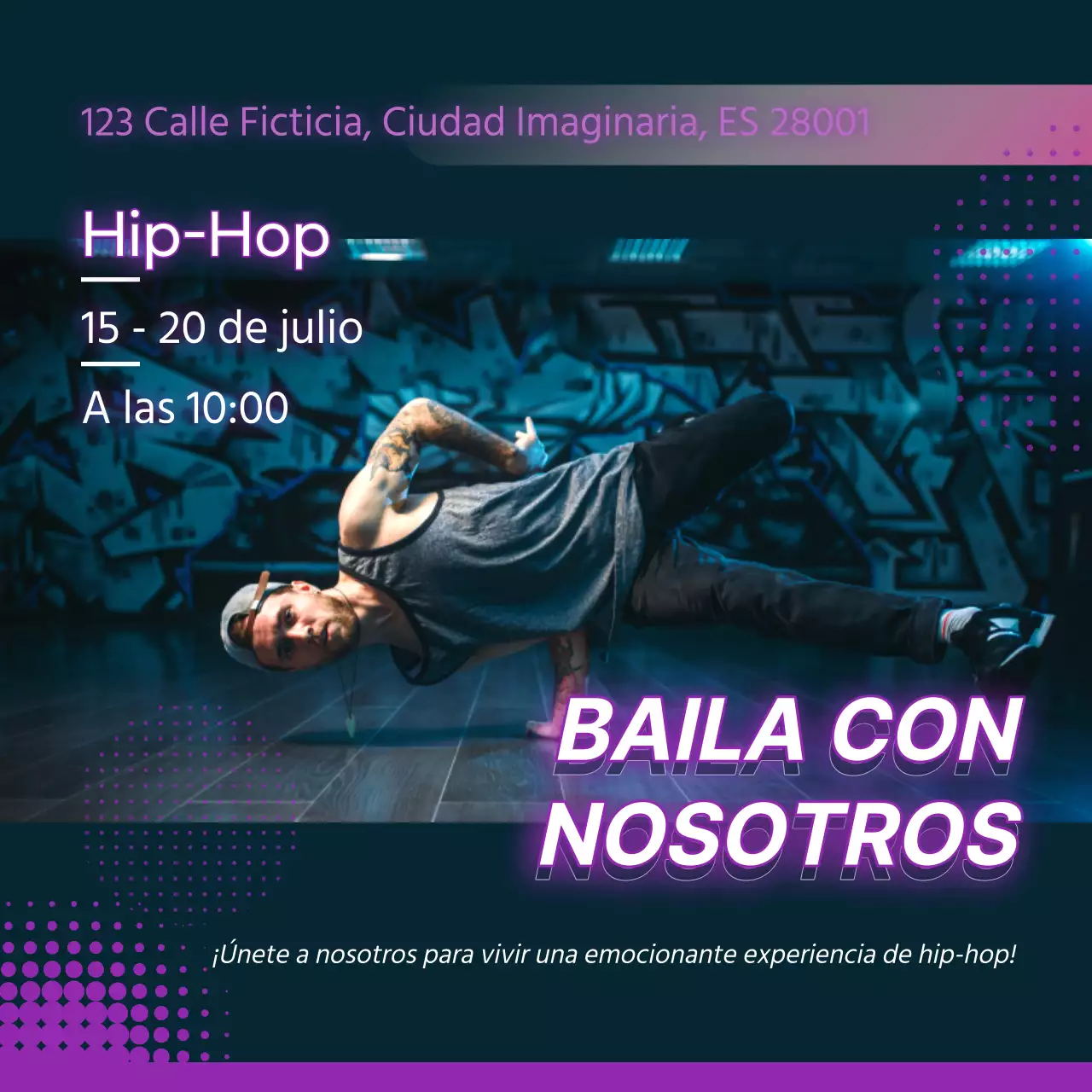 Promoción Taller Pop Beige y Violeta