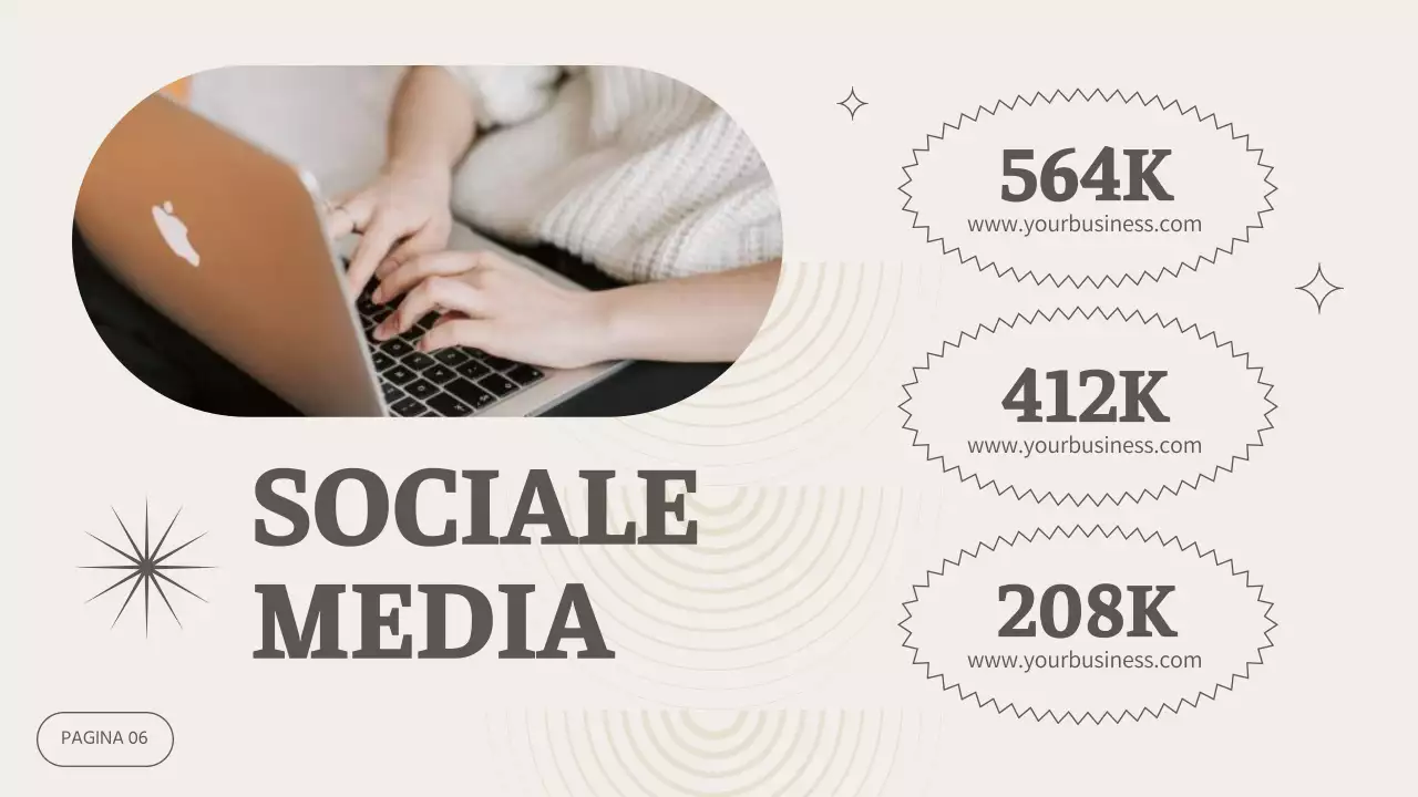 Beige Modern Cosmetics Bedrijf