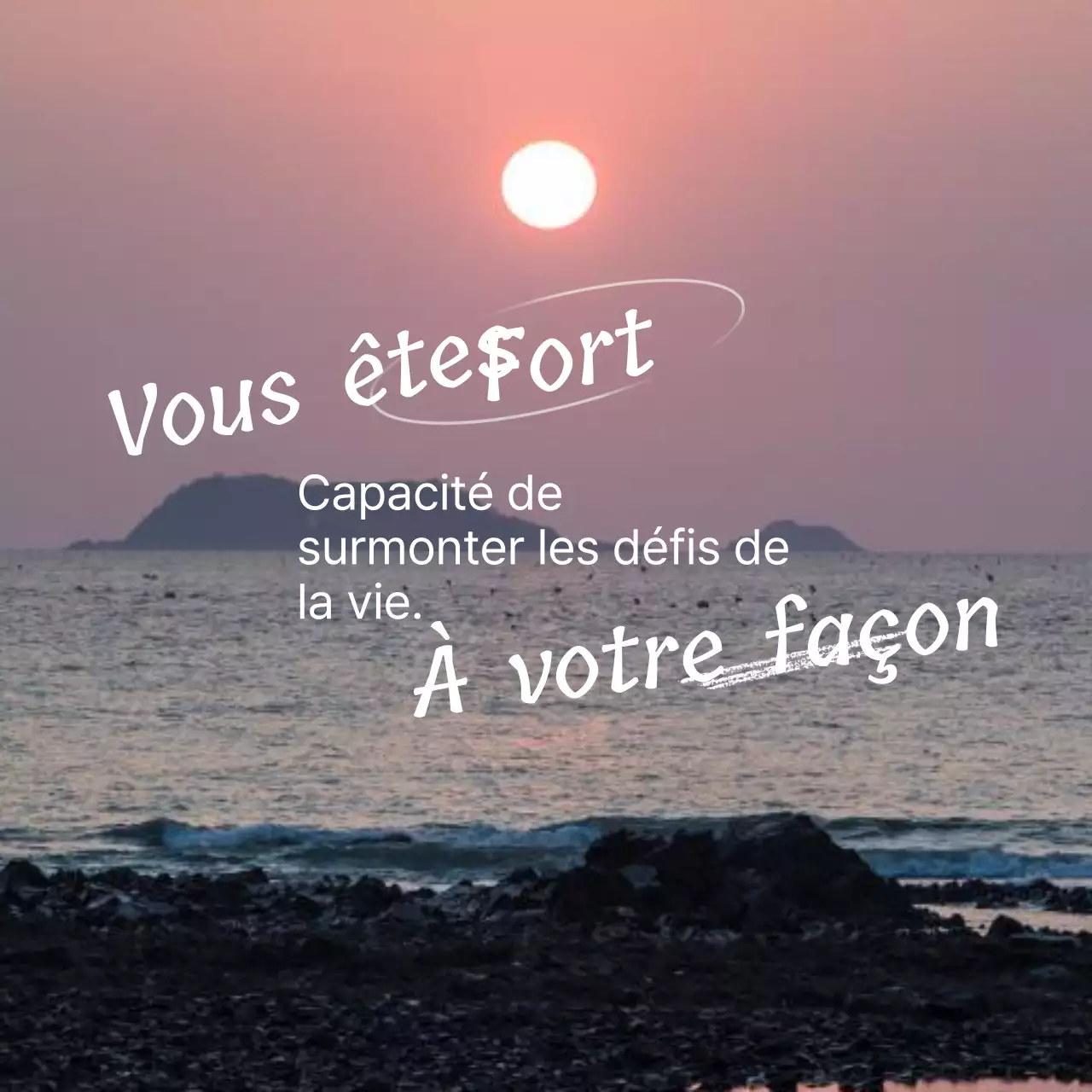 Pink Aesthetic Des mots encourageants pour soutenir la citation sur la santé mentale