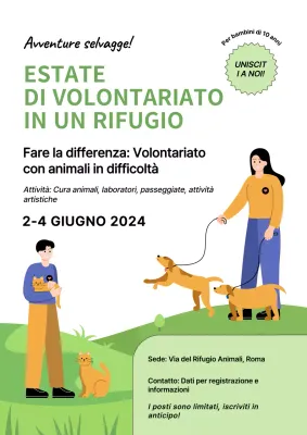 Invito al volontariato per il Rifugio Verde Semplice