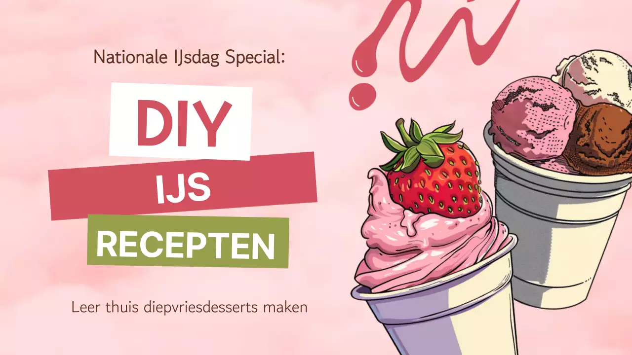 Roze eenvoudig Diy ijsrecept