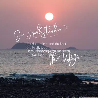 Rosa Ästhetik Ermutigende Worte zur Unterstützung der psychischen Gesundheit Zitat