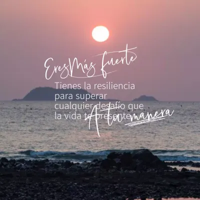 Estética rosa Palabras alentadoras para apoyar la salud mental cita