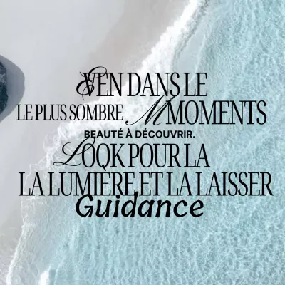 Citation esthétique de la mer bleue encourageant la santé mentale