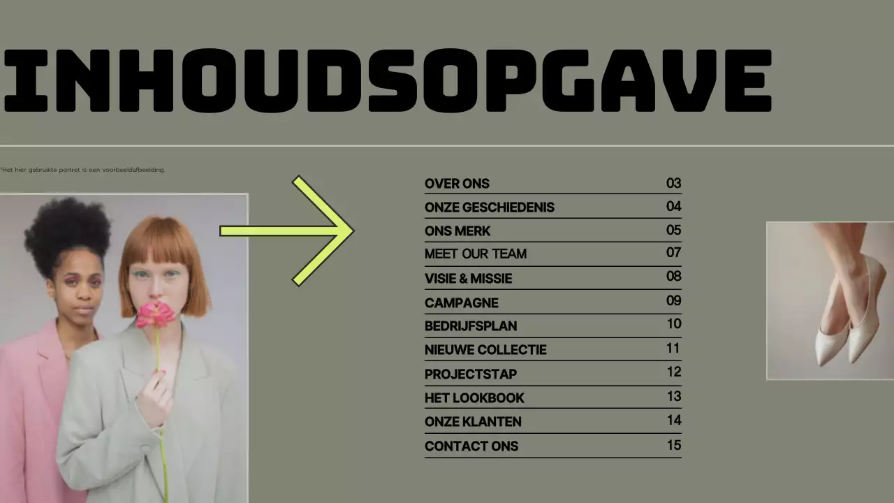 Groen Grijs Modern Merk Voorstel Presentatie