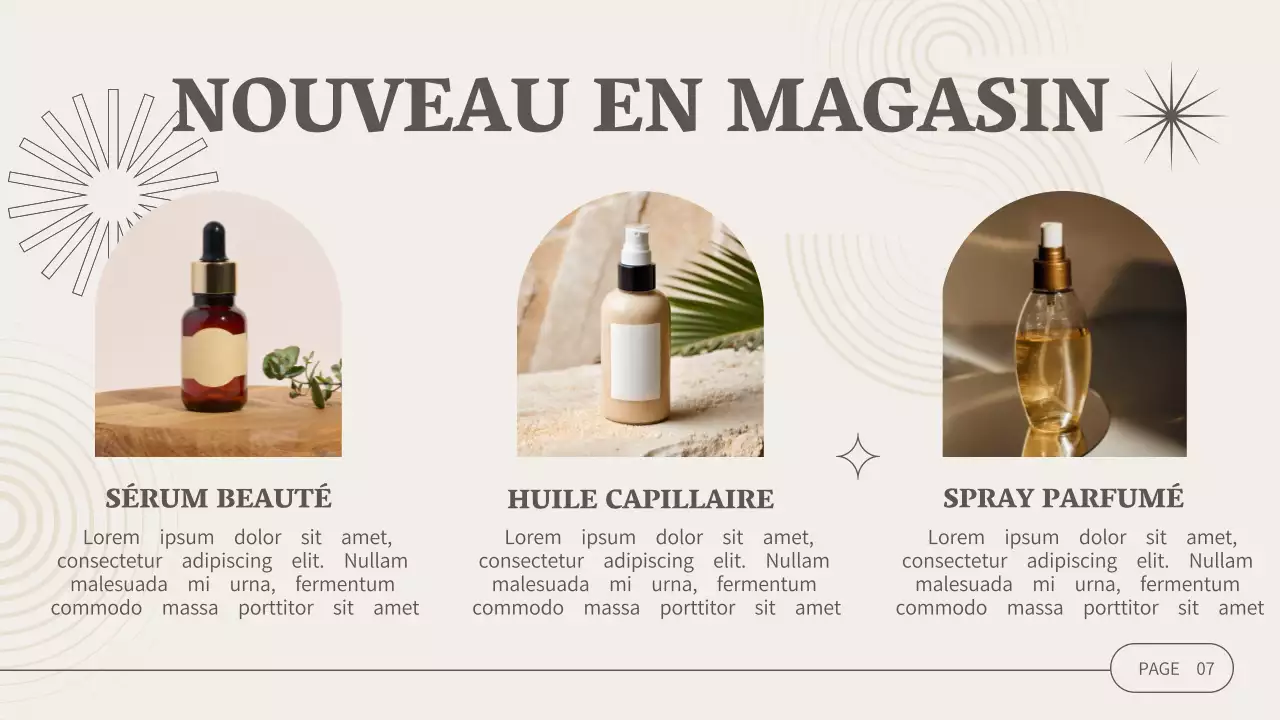 Beige Modern Cosmetics Business Company