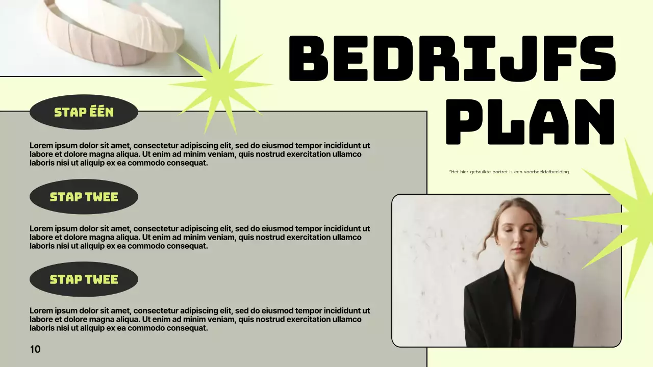 Groen Grijs Modern Merk Voorstel Presentatie