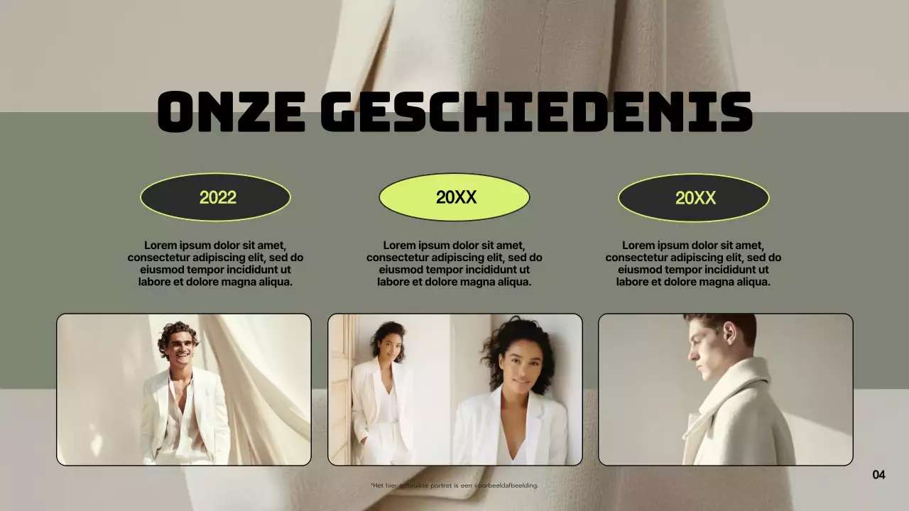 Groen Grijs Modern Merk Voorstel Presentatie