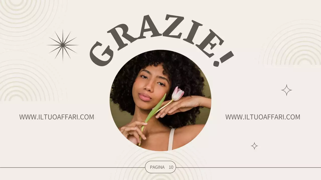 Beige Moderna Cosmetica Società d'affari