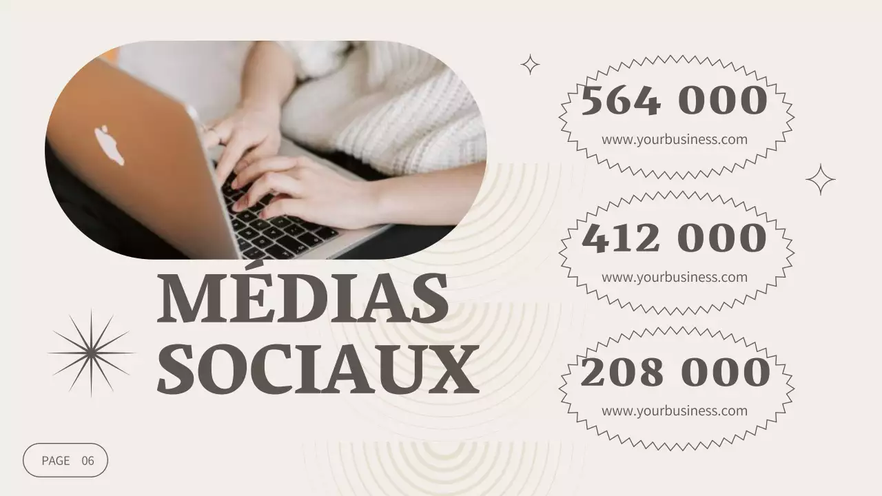 Beige Modern Cosmetics Business Company