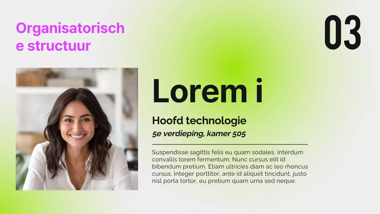 Zwart Neon Modern Oriëntatierapport